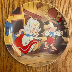 Walt Disney limited edition Pinocchio decorative plate. Knowles China